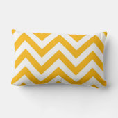 Coussin Rectangle Solidago Blanc Grand Chevron Motif ZigZag (Verso)