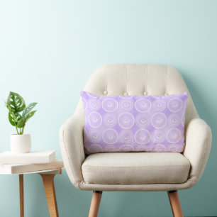 Coussin Rectangle Sourires amicaux Lilac