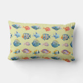 Coussin Rectangle Sous le Motif marin du poisson nautique (Verso)