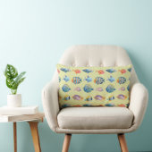 Coussin Rectangle Sous le Motif marin du poisson nautique (Chaise)