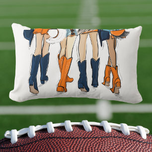 Coussin Rectangle Southern Game Day Tailgate Quatre Dames élégantes