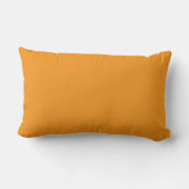 Coussin Rectangle Souvenir fait sur commande blanc orange de nom de (Verso)