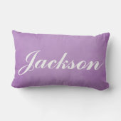 Coussin Rectangle Souvenir Mariage M. et Mme Purple Parchment (Verso)