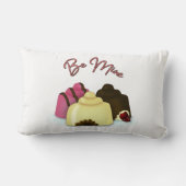 Coussin Rectangle Soyez le bonbon de la Saint-Valentin (Verso)
