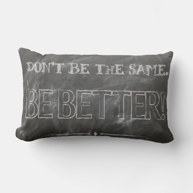 Coussin Rectangle Soyez meilleur (Recto)