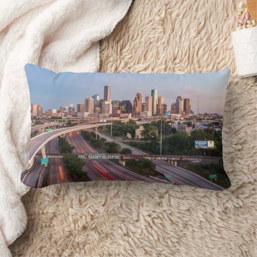 Coussin Rectangle Soyez quelqu'un à Houston, Texas (Couverture)