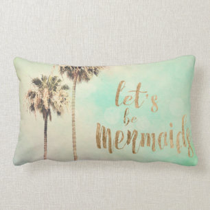 Coussin Rectangle Soyons sirènes avec ananas