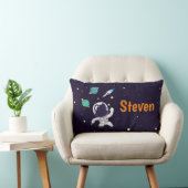 Coussin Rectangle Spaceman Explorant L'Espace (Chaise)