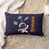 Coussin Rectangle Spaceman Explorant L'Espace (Couverture)