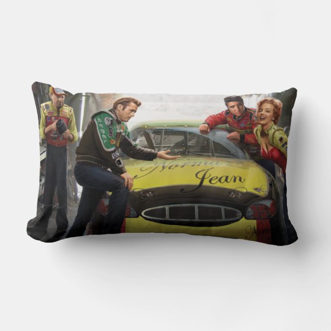 Coussin Rectangle Speed-way éternel (Recto)