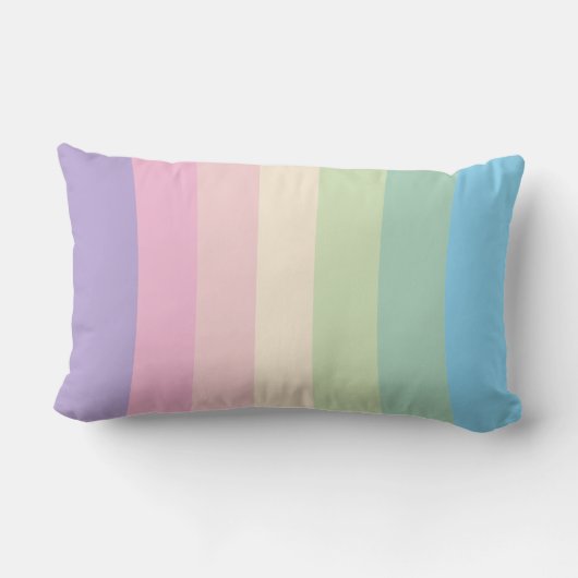 Coussin Rectangle Spring pastel color scheme  (Verso)