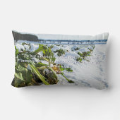 Coussin Rectangle Squash d'hiver en neige - Personnalisé
