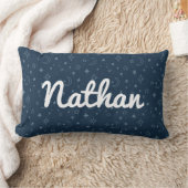 Coussin Rectangle Starry Night, Navy Moon et Stars (Couverture)