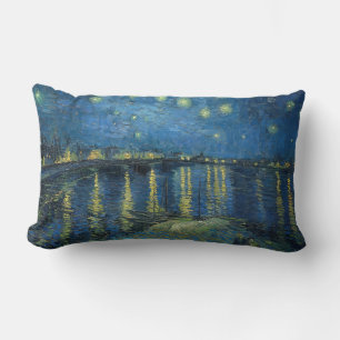 Coussin Rectangle Starry Night Over the Rhone (1888) Vincent van Gog