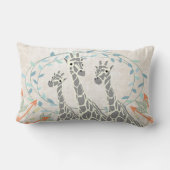 Coussin Rectangle Statistiques de naissance Baby Boy Jungle Créature (Verso)