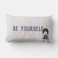 Stick Girl en robe Denim avec citation