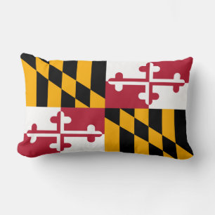 Coussin Rectangle Style de drapeau de l'État du Maryland