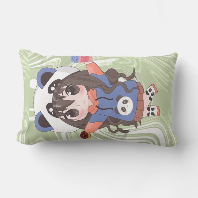 Coussin Rectangle style dessin animé (Recto)