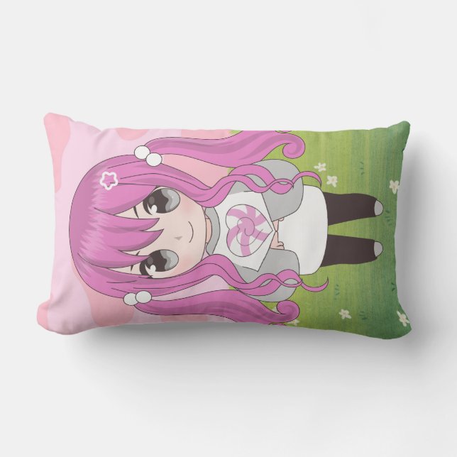 Coussin Rectangle style dessin animé (Recto)