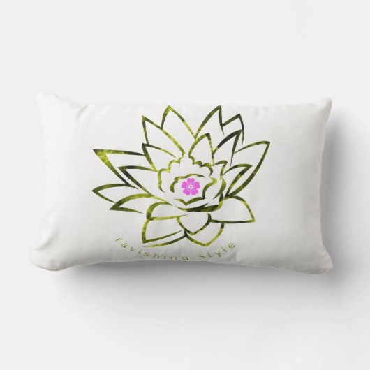 Coussin Rectangle style ravissant (Recto)