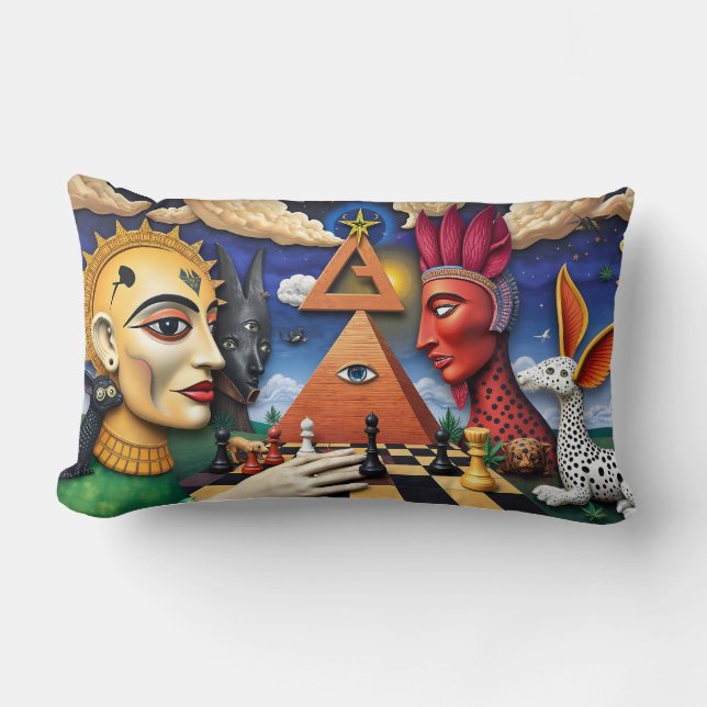 Coussin Rectangle sueño en 3D (Recto)