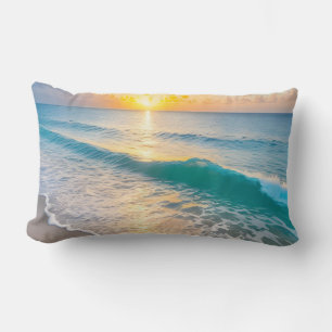 Coussin Rectangle Sunset plage