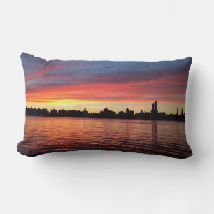 Coussin Rectangle Sunset Skyline NYC
