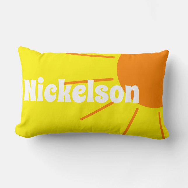 Coussin Rectangle Sunshine Personnalisé (Recto)