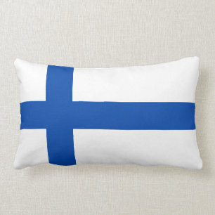 Coussin Rectangle Suomen Lippu - le drapeau de la Finlande