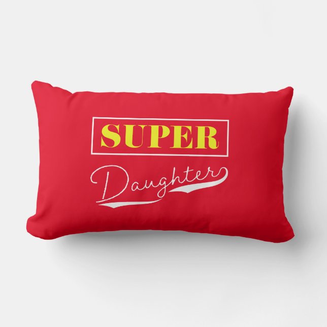Coussin Rectangle Super Daughter (Recto)