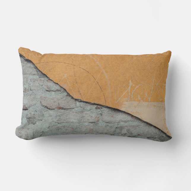 Coussin Rectangle Surface de béton gris (Recto)