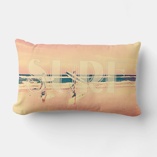 Coussin Rectangle Surfer Girls Art (Recto)