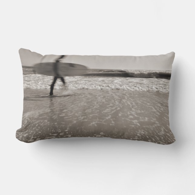 Coussin Rectangle Surfer par Shirley Taylor (Recto)