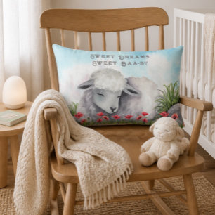 Coussin Rectangle Sweet Dreams, Sweet Baa Agneau