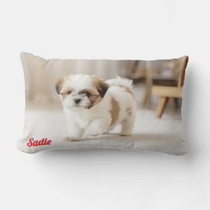 Coussin Rectangle Sweet Shih Tzu Personnalisé
