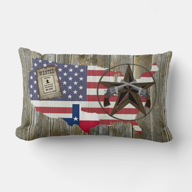 Coussin Rectangle SYMBOLE LE PLUS Recherché DE DOUILLES ÉTOILES LONN (Recto)
