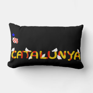 Coussin Rectangle Symbole patriotique, Catalogne liberté, Catalogne