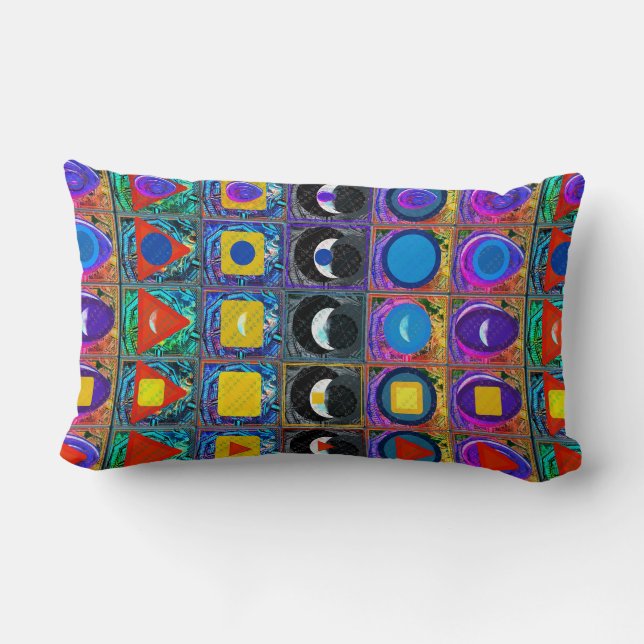 Coussin Rectangle Symboles élémentaires Motif Meditation Aid Tattva (Verso)