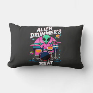 Coussin Rectangle T-shirt Alien Drummer's Beat - Funky Alien Graphic