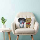 Coussin Rectangle T-shirt Couple - Frodo & Neo (Chaise)