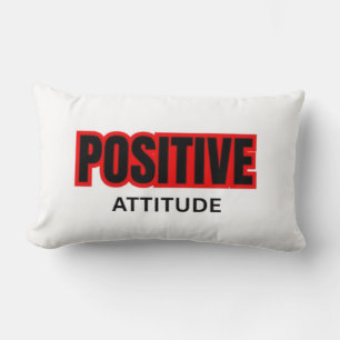 Coussin Rectangle T-Shirt de typographie motivationnelle à attitude