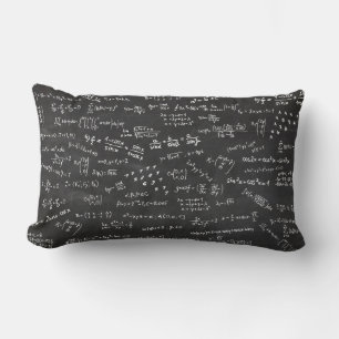 Coussin Rectangle Tableau de bord des formules mathématiques