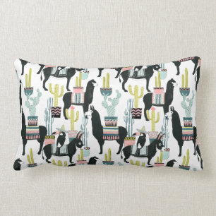 Coussin Rectangle Taco à propos d'amour   Motif Llama & Donkey