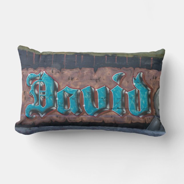 Coussin Rectangle Tag : David (Recto)