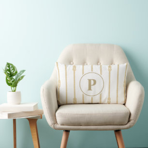Coussin Rectangle Taie d'oreiller personnalisée avec noeud de corde 