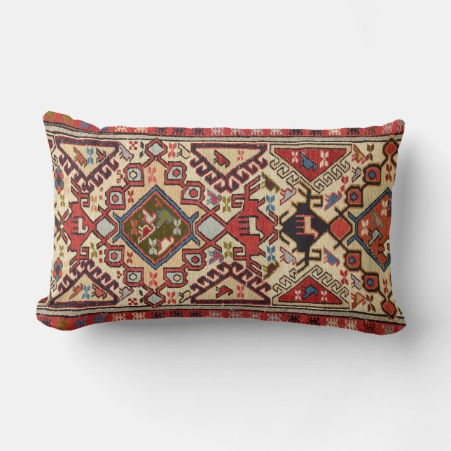 Coussin Rectangle Tapis turc #1 (Recto)