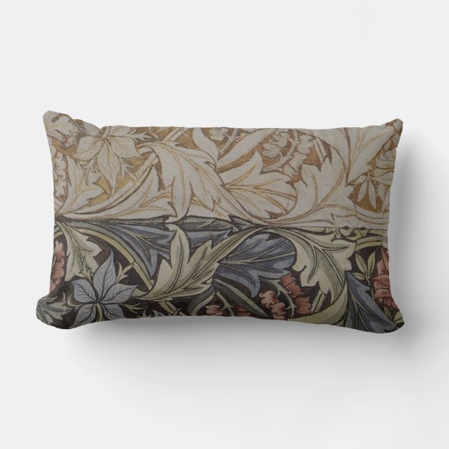 Coussin Rectangle Tapisserie de Jacinthe de William Morris Botanique (Recto)