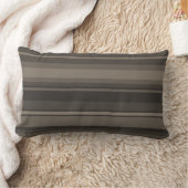 Coussin Rectangle Taupe bandes (Couverture)