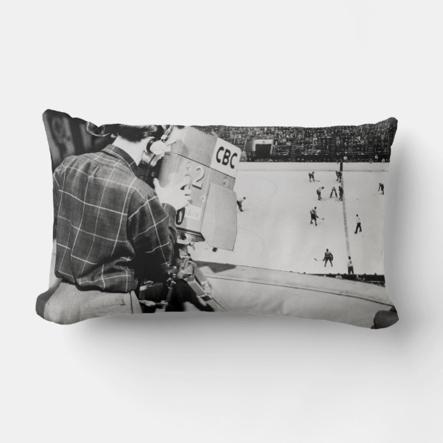 Coussin Rectangle Technicien de caméra (Recto)