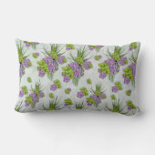 Coussin Rectangle Teintes succulentes de la mer Vert & Lavande Tons  (Verso)